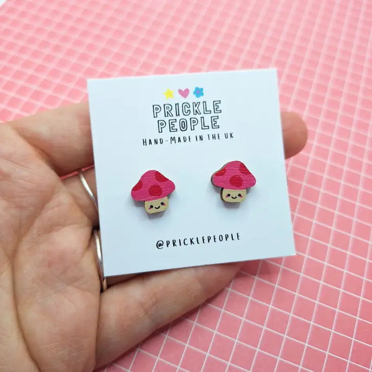 cute mushroom earrings 