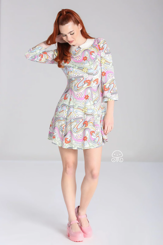 60s style mini dress