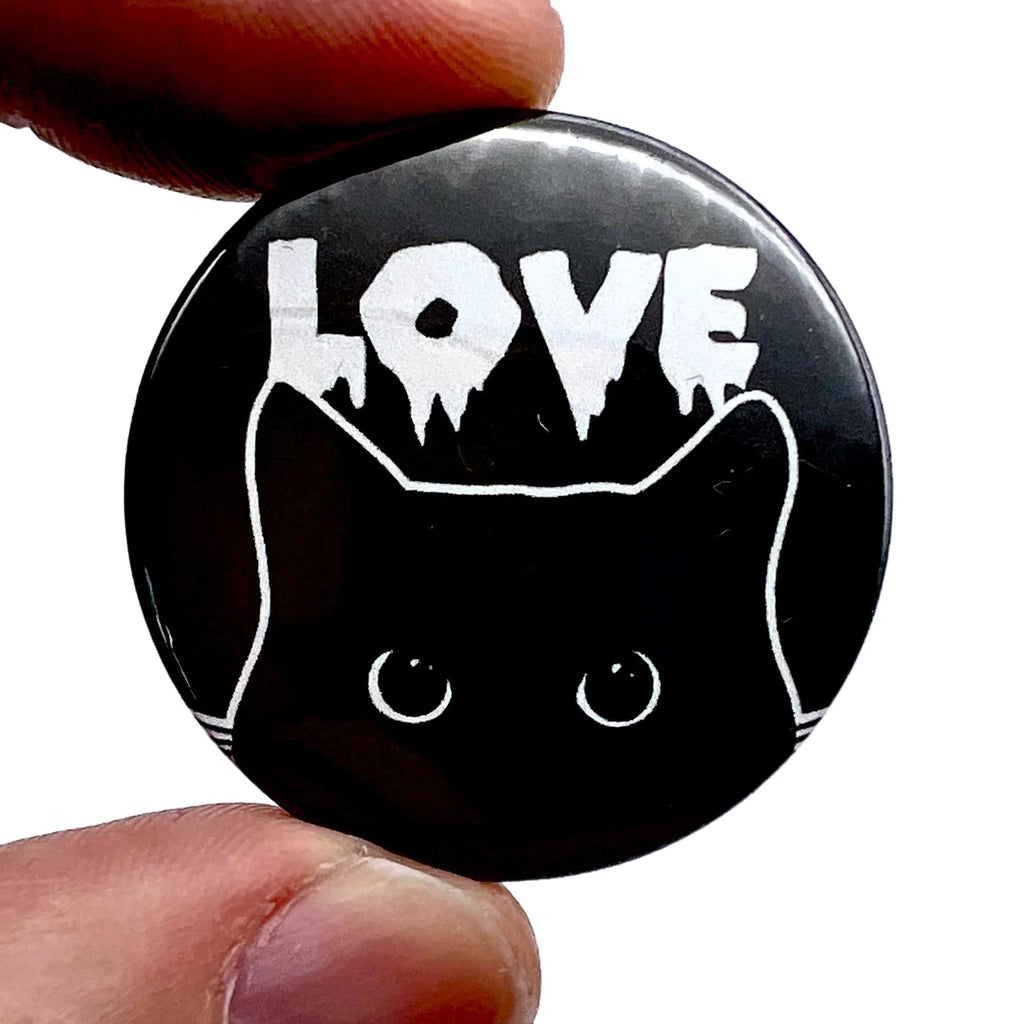 Love cats badge