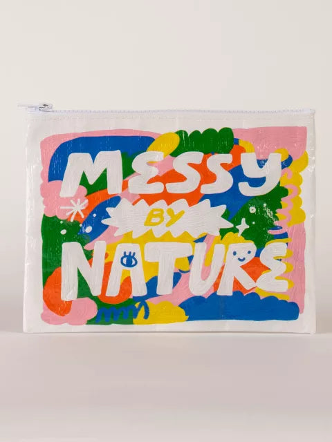 Messy By Nature Zipper Pouch By Blue Q.