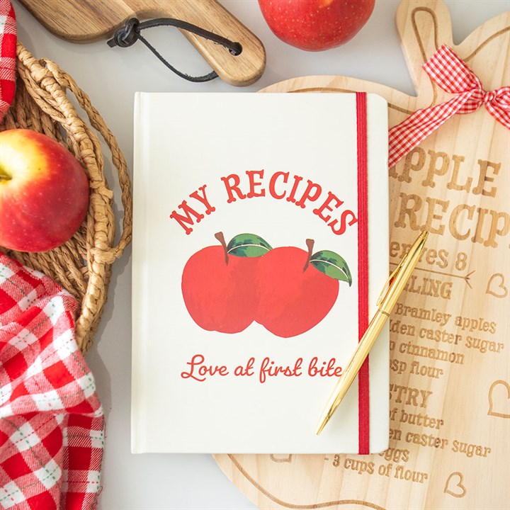 Cute Apple Recipe Notebook A5 With Pen Captain Jellyfish