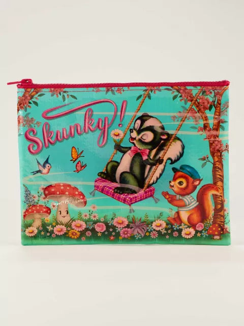 Skunky Zipper Pouch By Blue Q.
