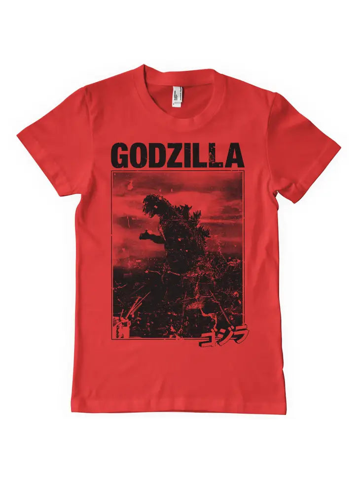 Godzilla Print Vintage T-Shirt