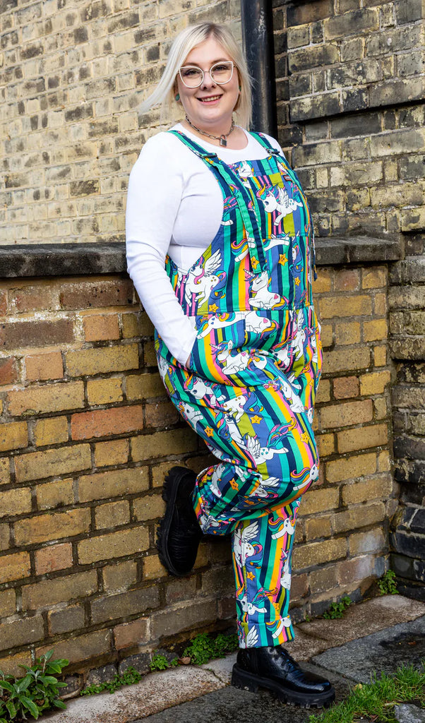 RUN AND FLY UNICORN DUNGAREES