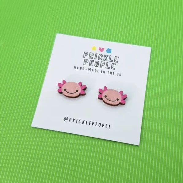 axolotl earrings prickle people