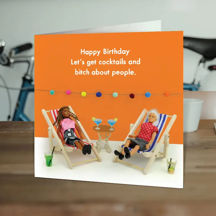 Bitch About People, Best Friend Funny Birthday Card