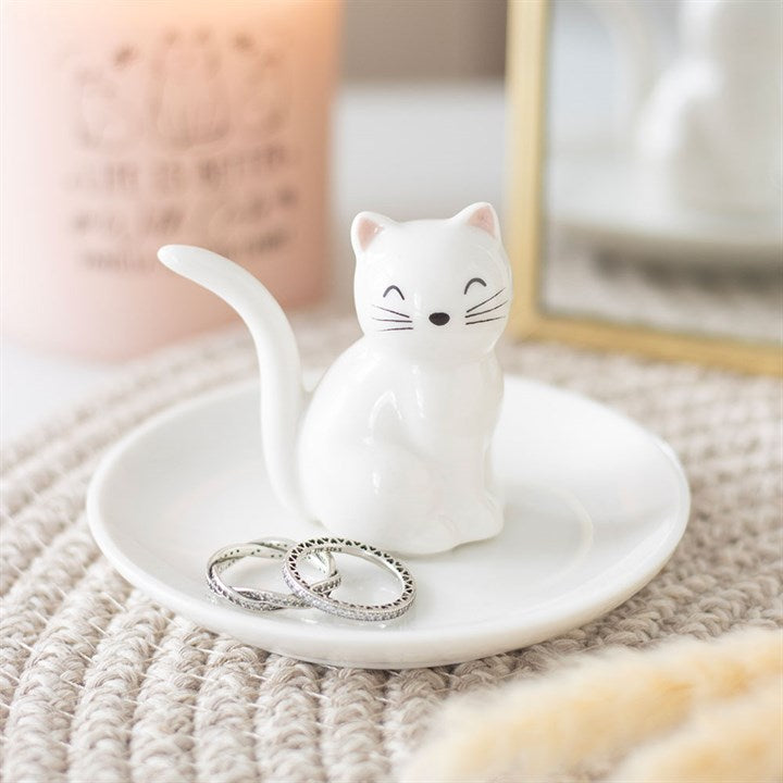 Happy Cat Trinket Dish Ring Holder – Captain Jellyfish