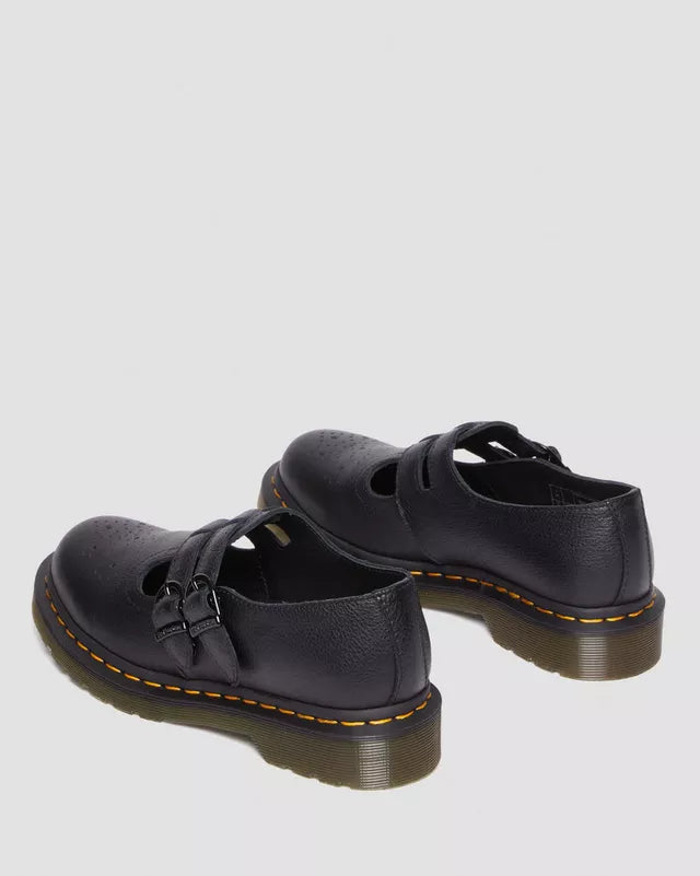 Dr Martens 8065 Soft Virginia Leather Mary Jane Shoes Black Captain Jellyfish