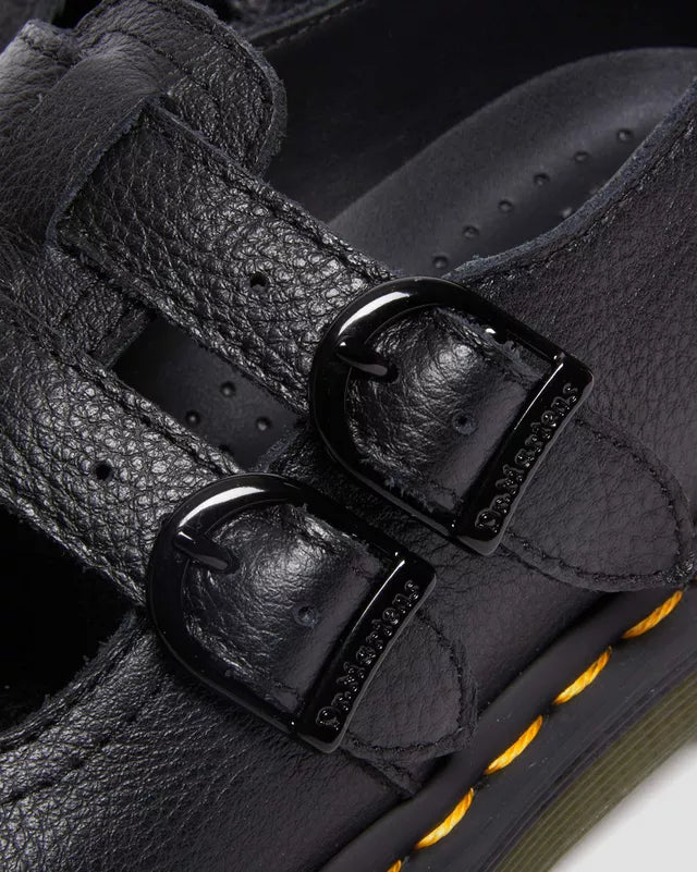 Dr Martens 8065 Soft Virginia Leather Mary Jane Shoes Black Captain Jellyfish