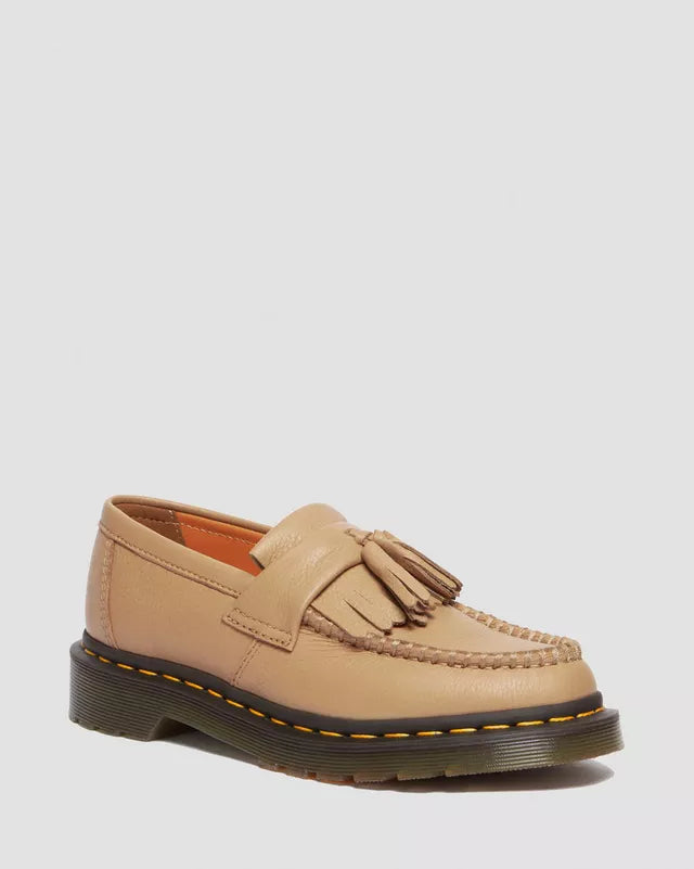 Dr Martens Adrian Virginia Leather Loafers Savannah Tan Shoes Captain Jellyfish