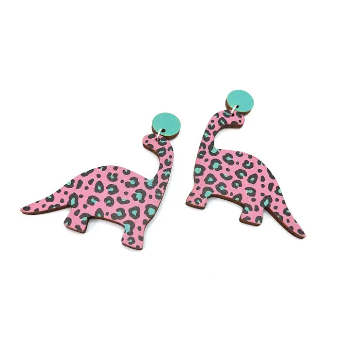 statement dinosaur earrings 