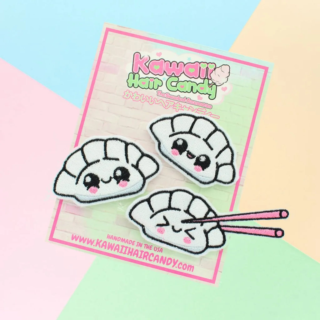 kawaii cute dumpling hair clips