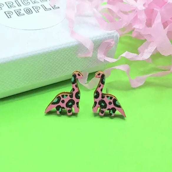 Rose Gold Plated Sterling Silver Animal Pawprint Stud Earrings |  Jewellerybox.co.uk