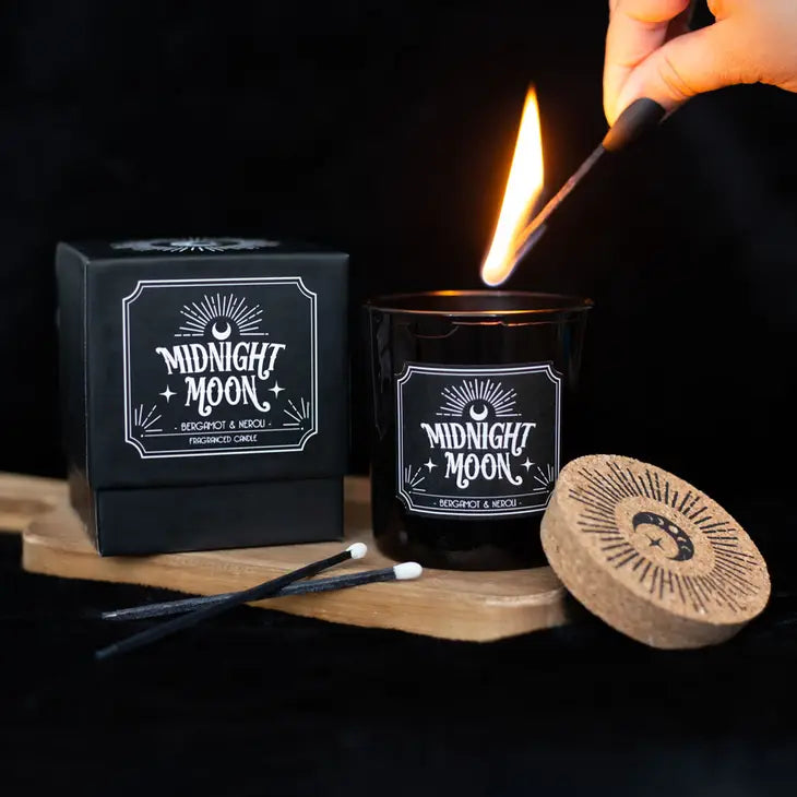 Midnight Ritual Gothic Candle Midnight Moon Gift