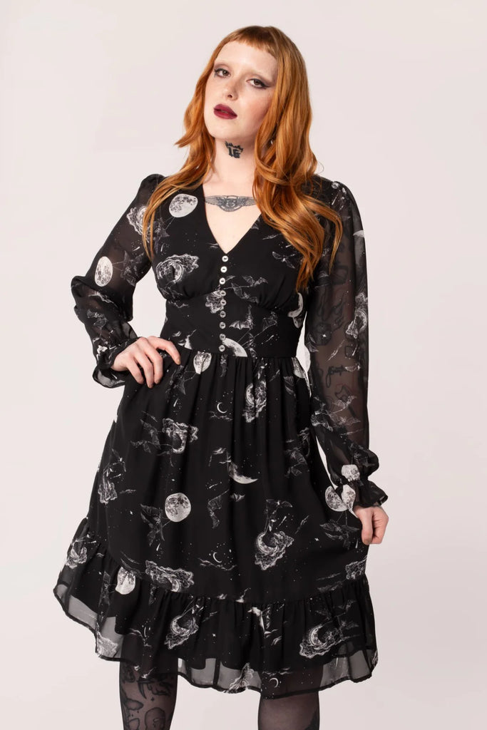 Over The Moon Dress By Hell Bunny UK – Captain Jellyfish