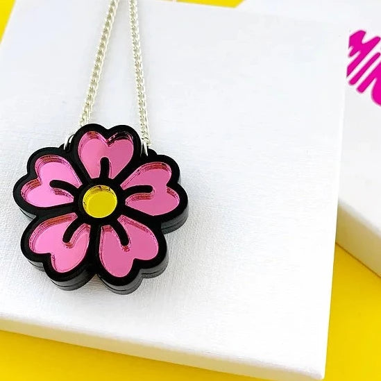 flower gift necklace 