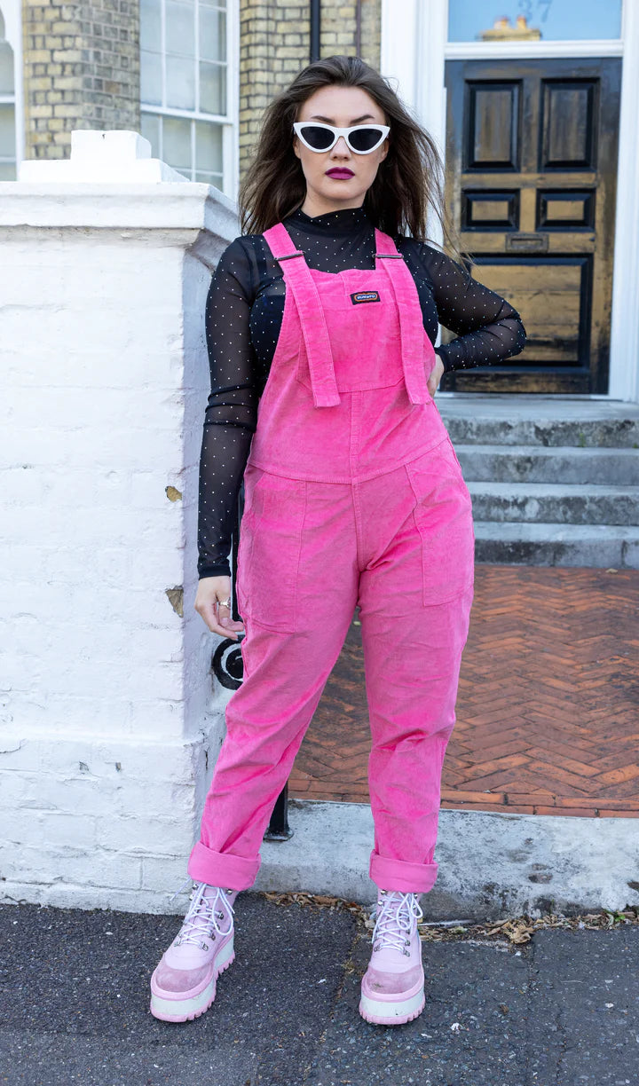 Pink corduroy best sale jumpsuit