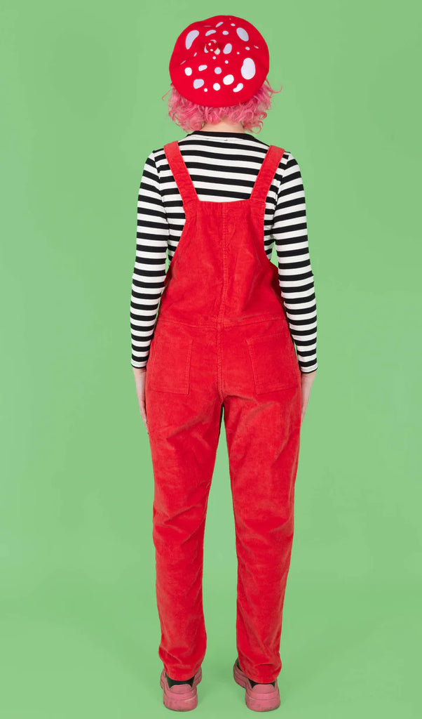 red cord run and fly dungarees