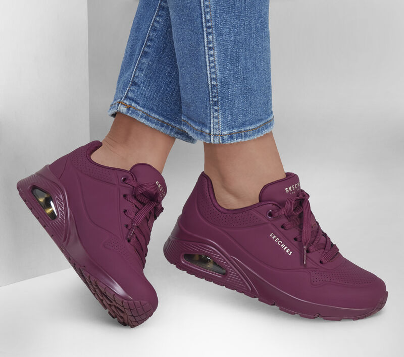Skechers Uno Stand on Air Plum Trainers – Captain Jellyfish