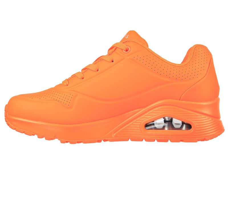 Skechers Uno Night Shades Neon Orange Trainers Captain Jellyfish